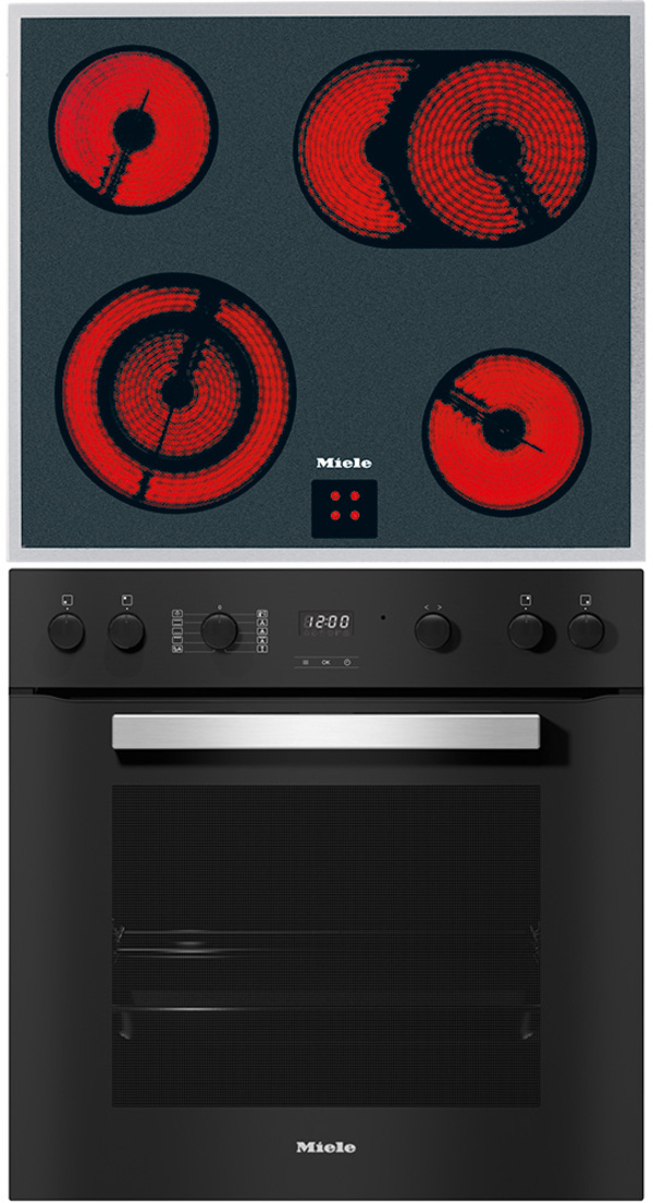 Miele TwinSet Comfort Elektro H 2459 E | KM 6003 bei Elektro Gante GmbH in Wolfhagen